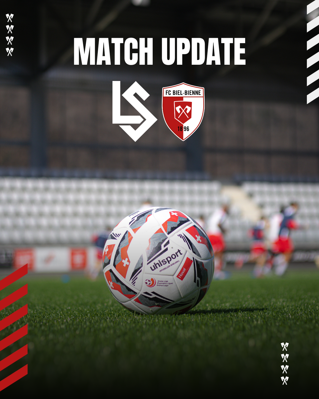 Datumänderung für das Spiel gegen die U21 des FC Lausanne-Sport