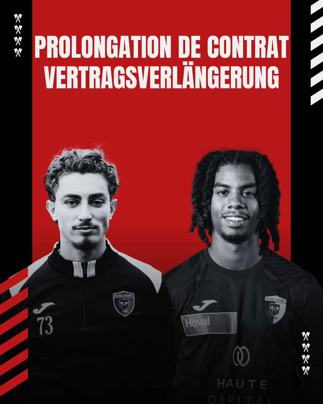 Levy Maltet und Enis Asani bleiben in Biel