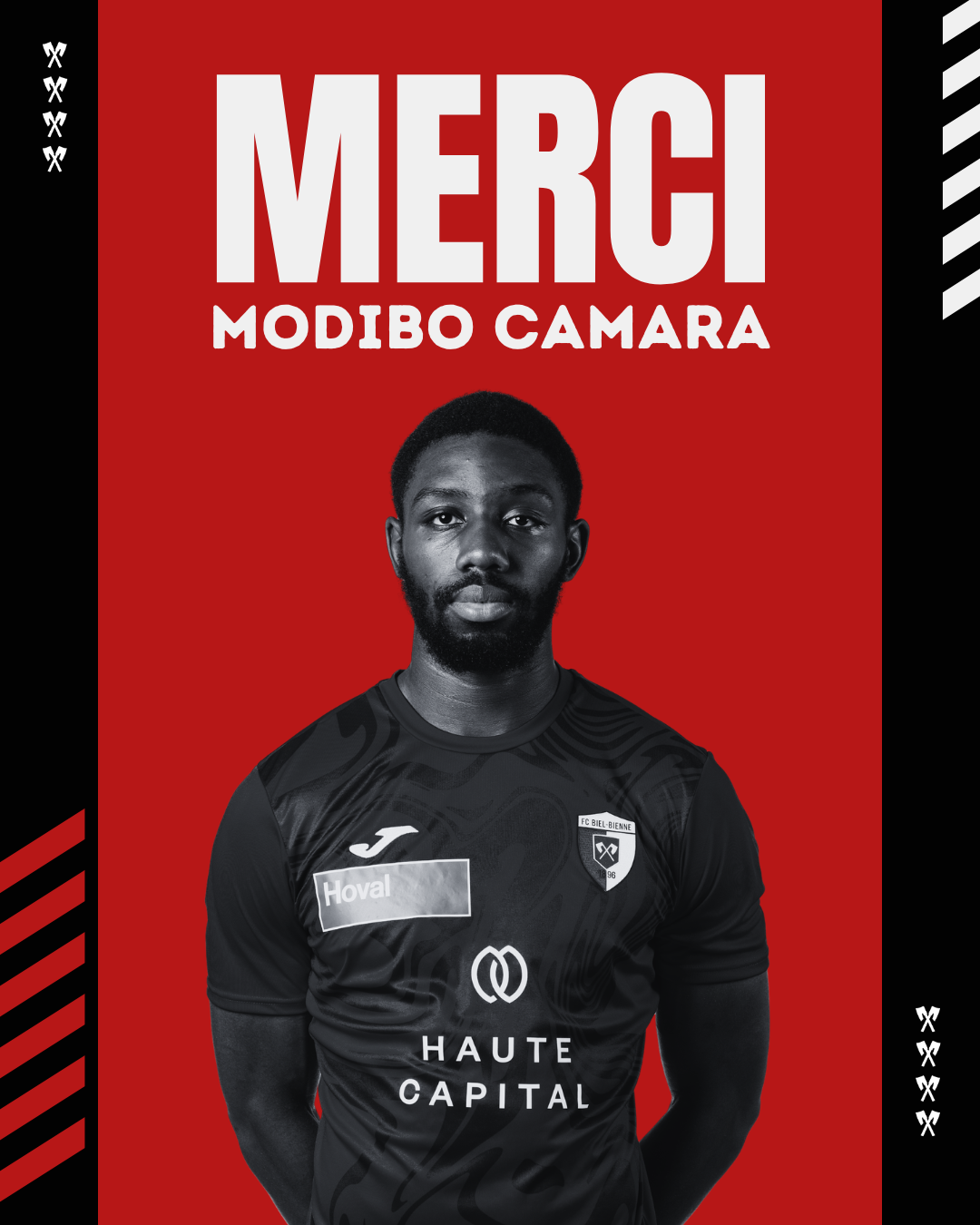 Modibo Camara quitte le FC Biel-Bienne 1896