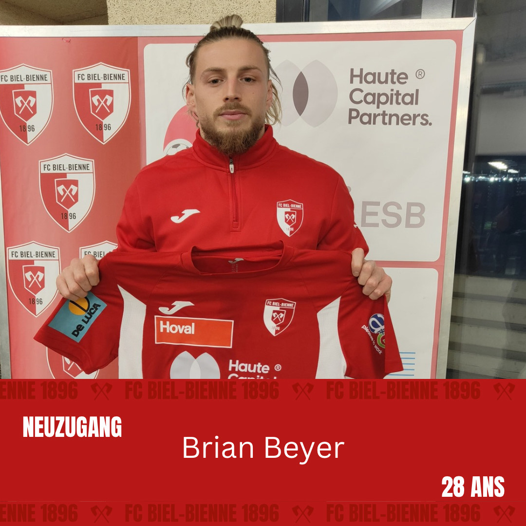 Brian Beyer kommt zum FC Biel-Bienne 1896
