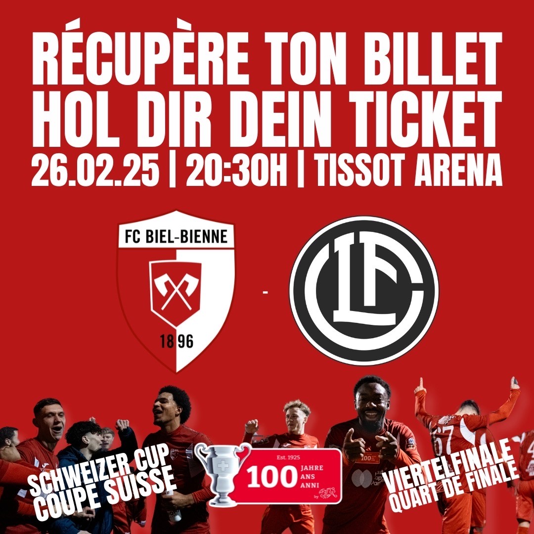 Vorverkauf für das Cupspiel gegen den FC Lugano