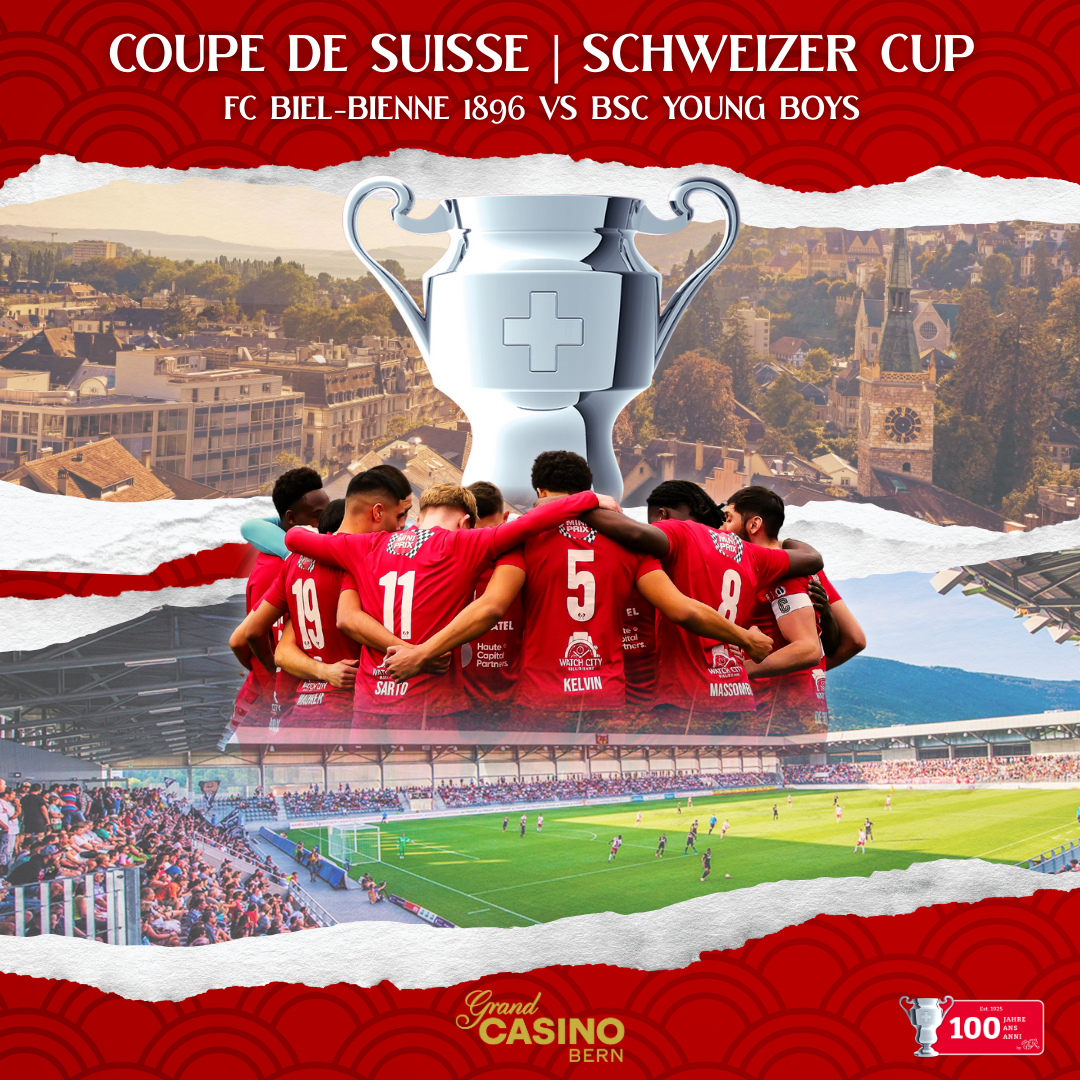 Une très cordiale bienvenue au BSC Young Boys, à tous ses fans et à tous les supporters et supportrices du FC Biel-Bienne 1896