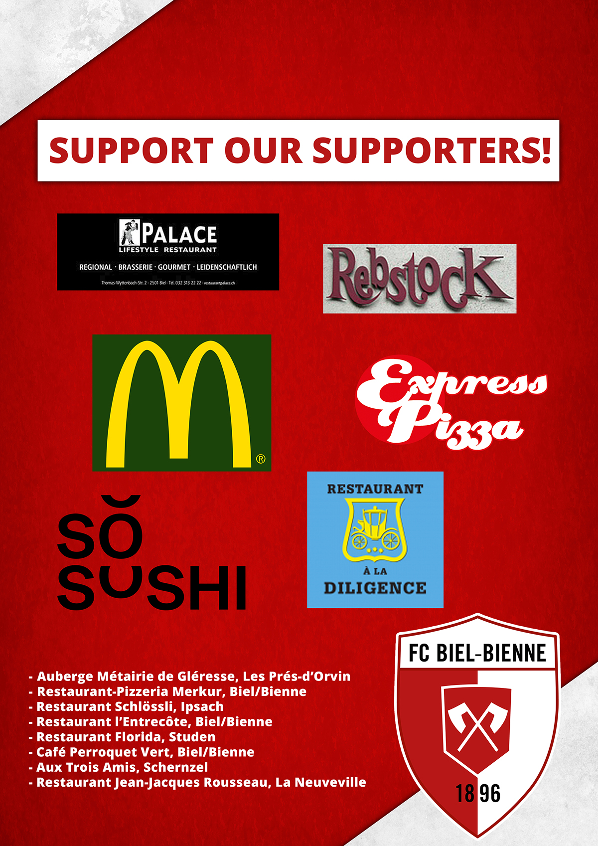 Support our Supporters!