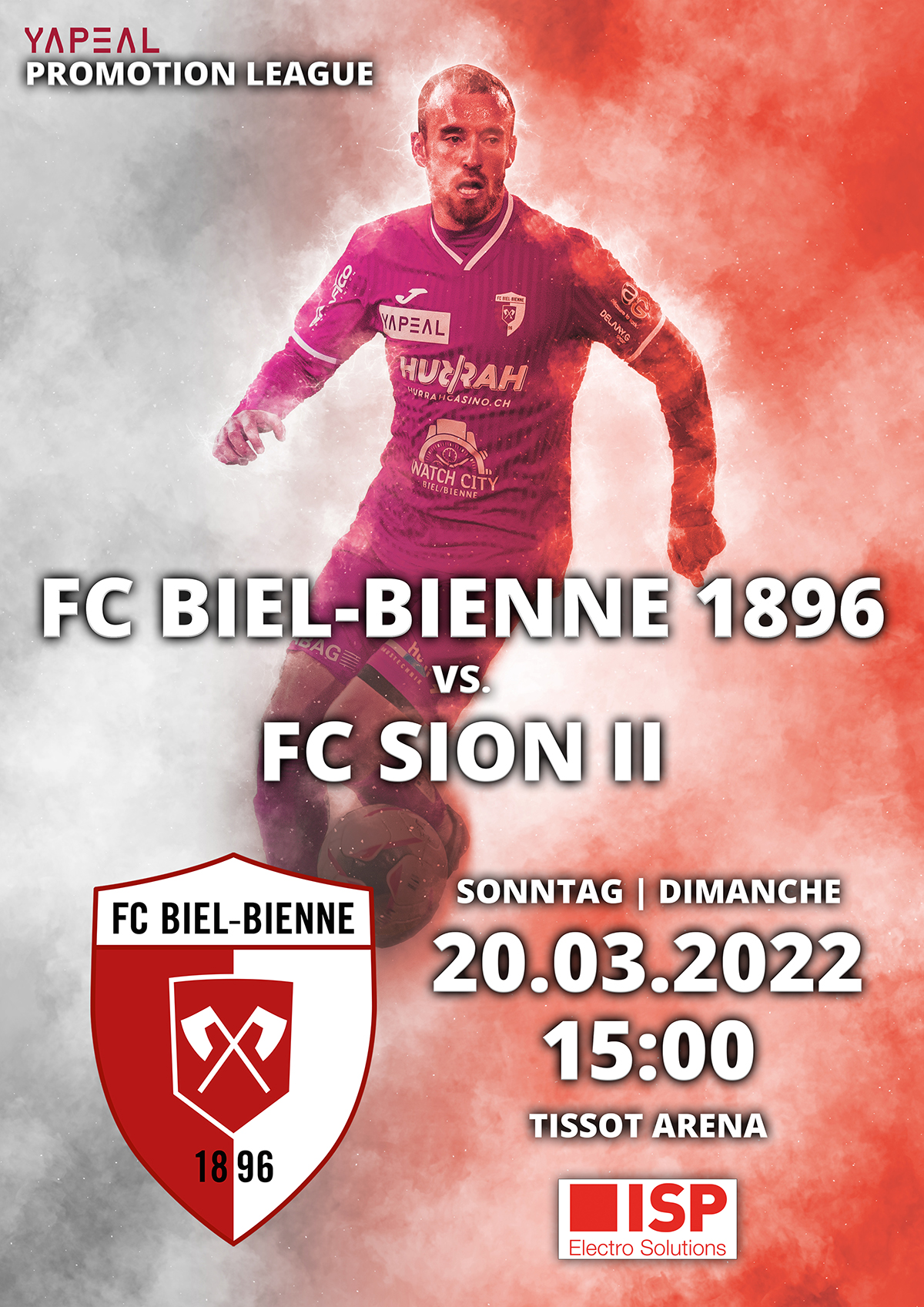 FC Biel-Bienne 1896 vs. FC Sion II