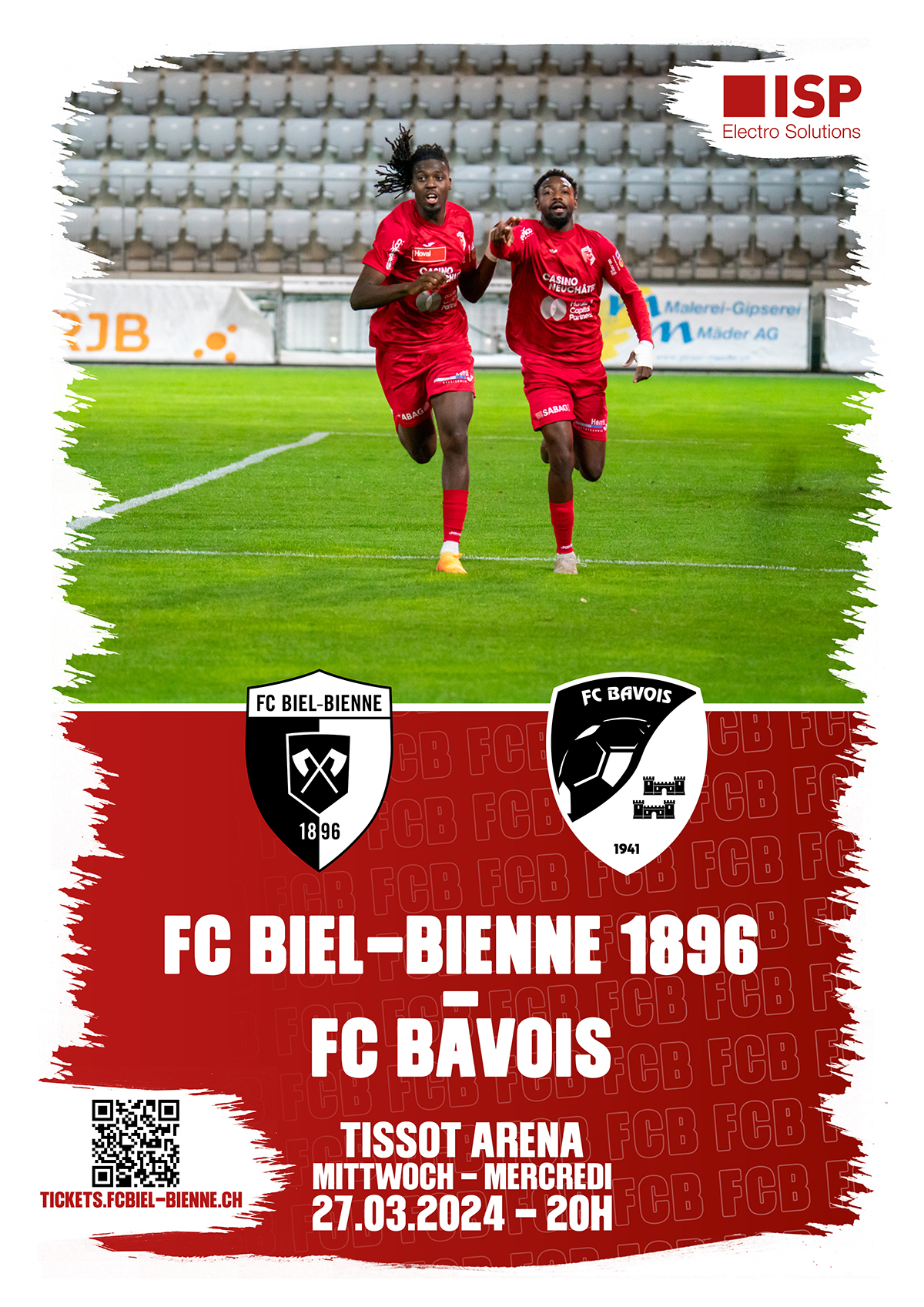 Herzlich willkommen dem FC Bavois und seinen mitgereisten Fans
