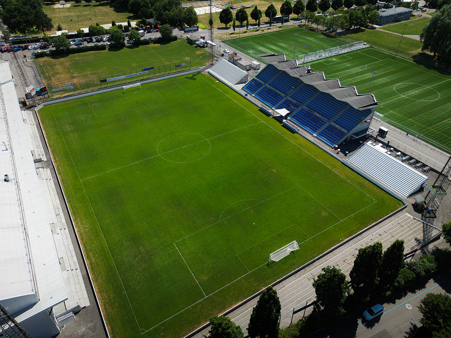 Matches de championnat à domicile au stade Brühl de Granges