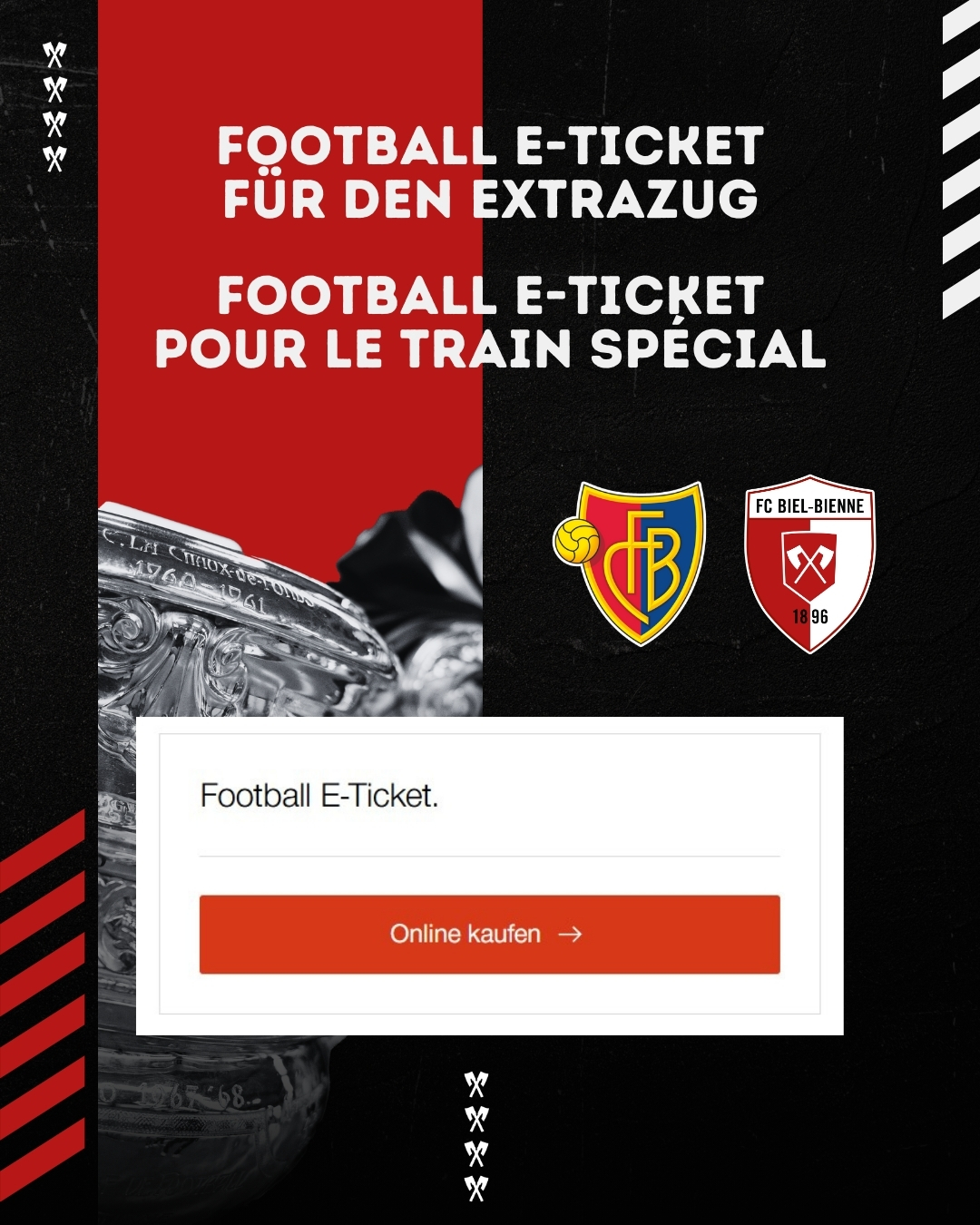 Football E-Ticket pour le train spécial