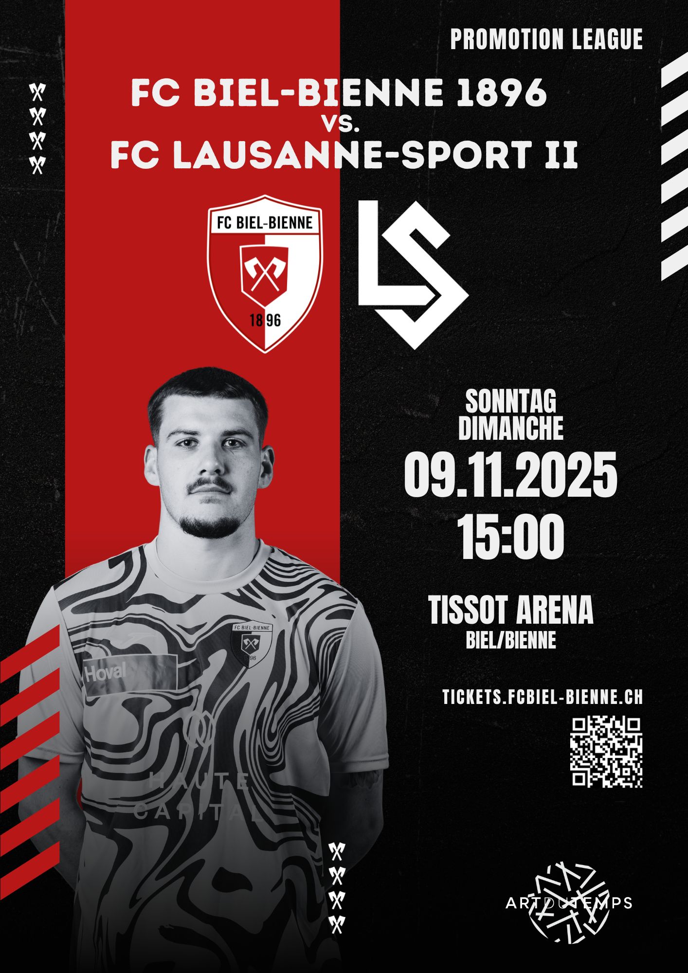 Une cordiale bienvenue au FC Lausanne-Sport M21