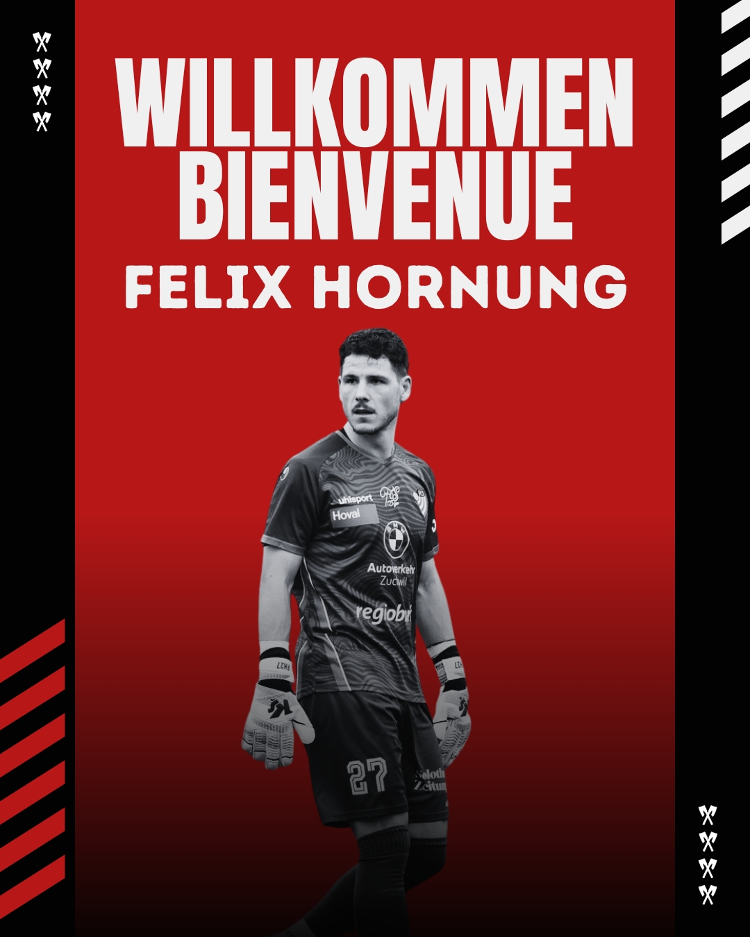 Felix Hornung renforce notre équipe de gardiens